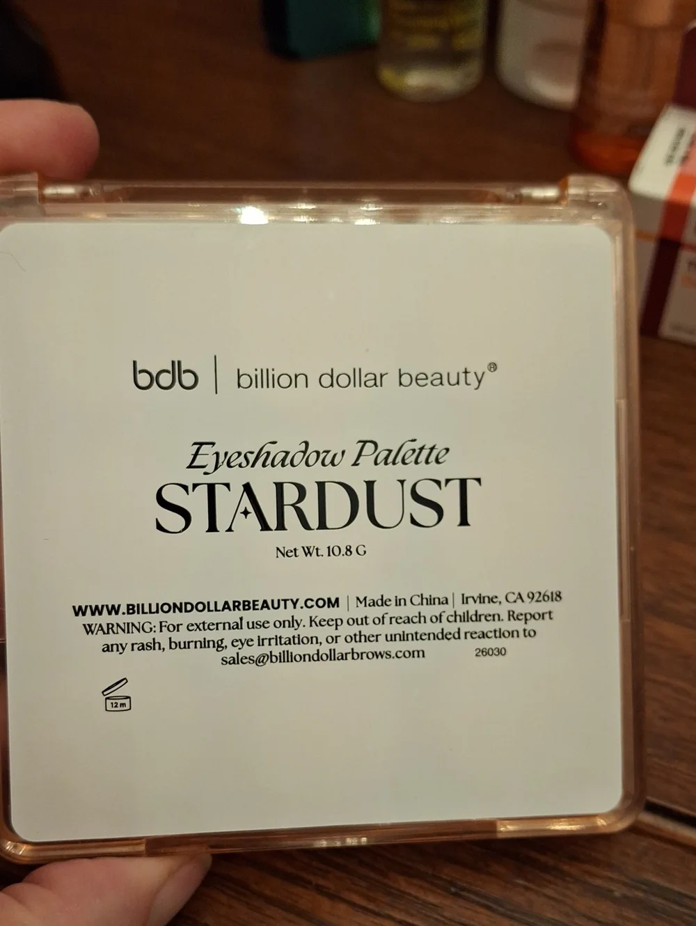 bdb Billion Dollar Beauty 9-Color Eyeshadow Palette 10.8g New